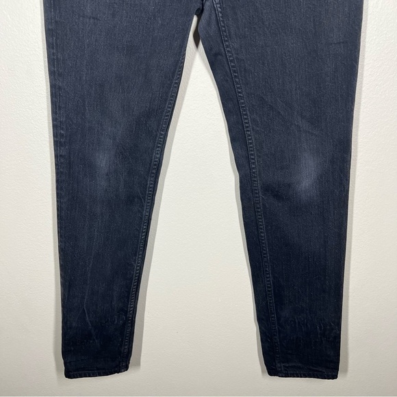 Denim X Alexander Wang Style 002 Tapered Leg Relaxed Fit Black Jeans Size 28 - Picture 3 of 13